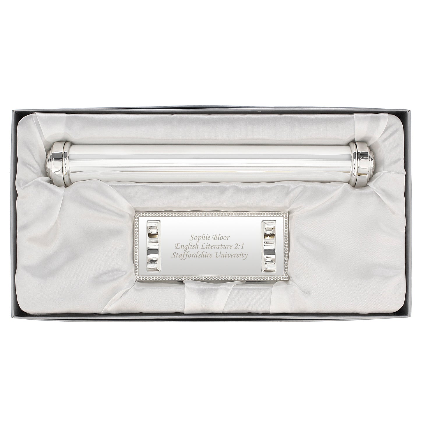 Plain Silver Plated Certificate Holder