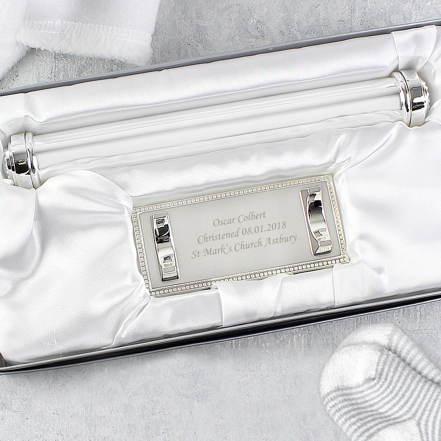 Plain Silver Plated Certificate Holder