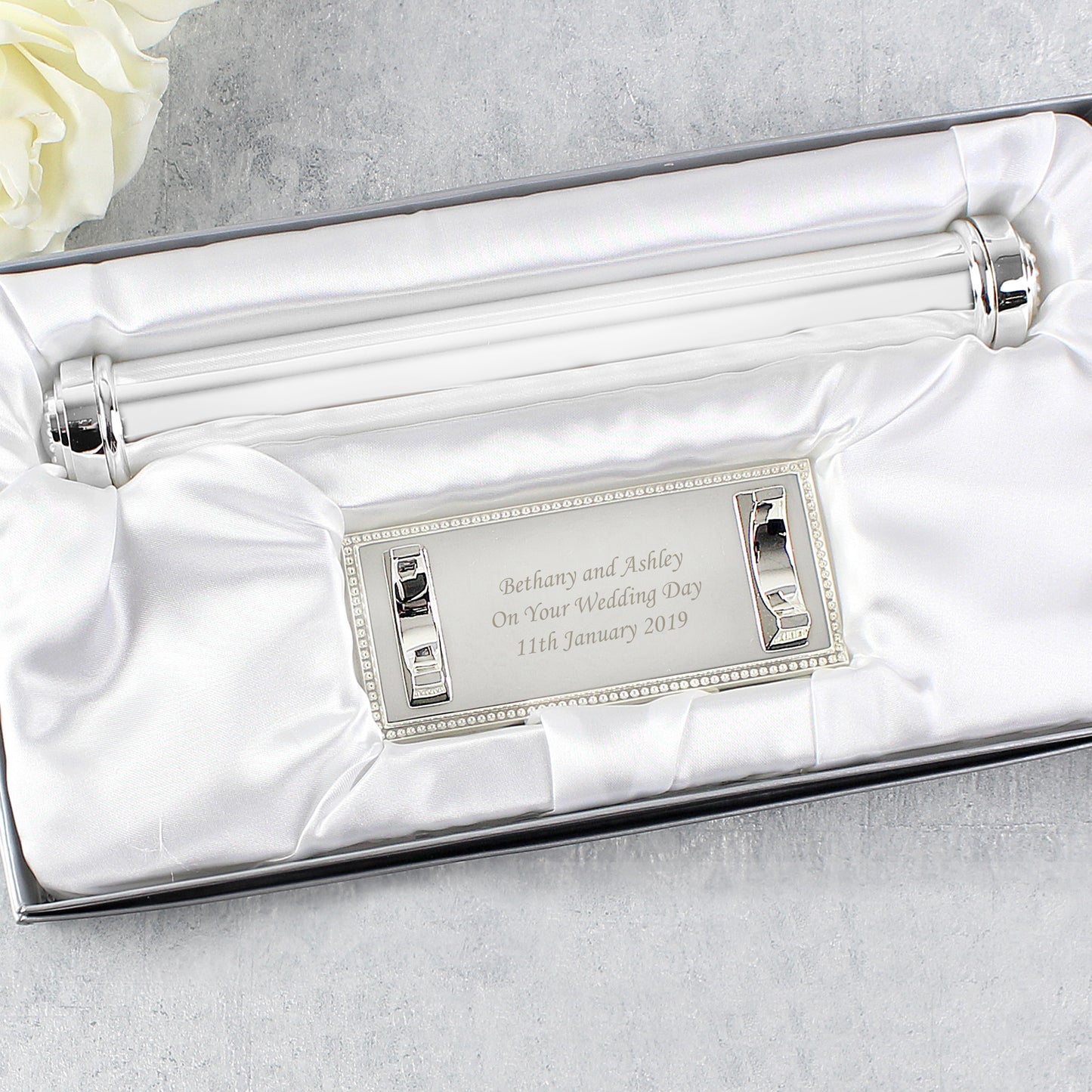 Plain Silver Plated Certificate Holder