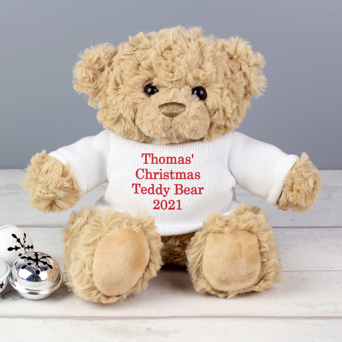 Christmas Message Teddy Bear