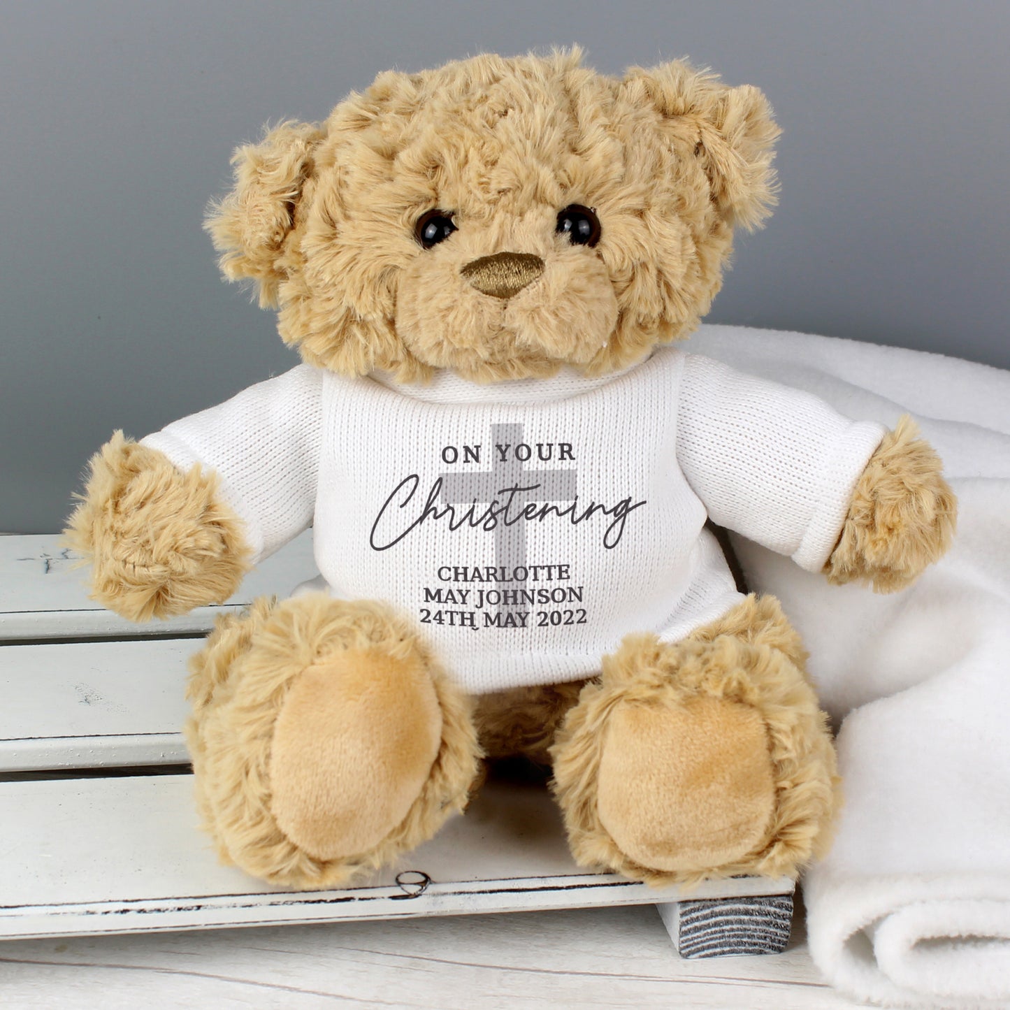 On Your Christening Teddy Bear