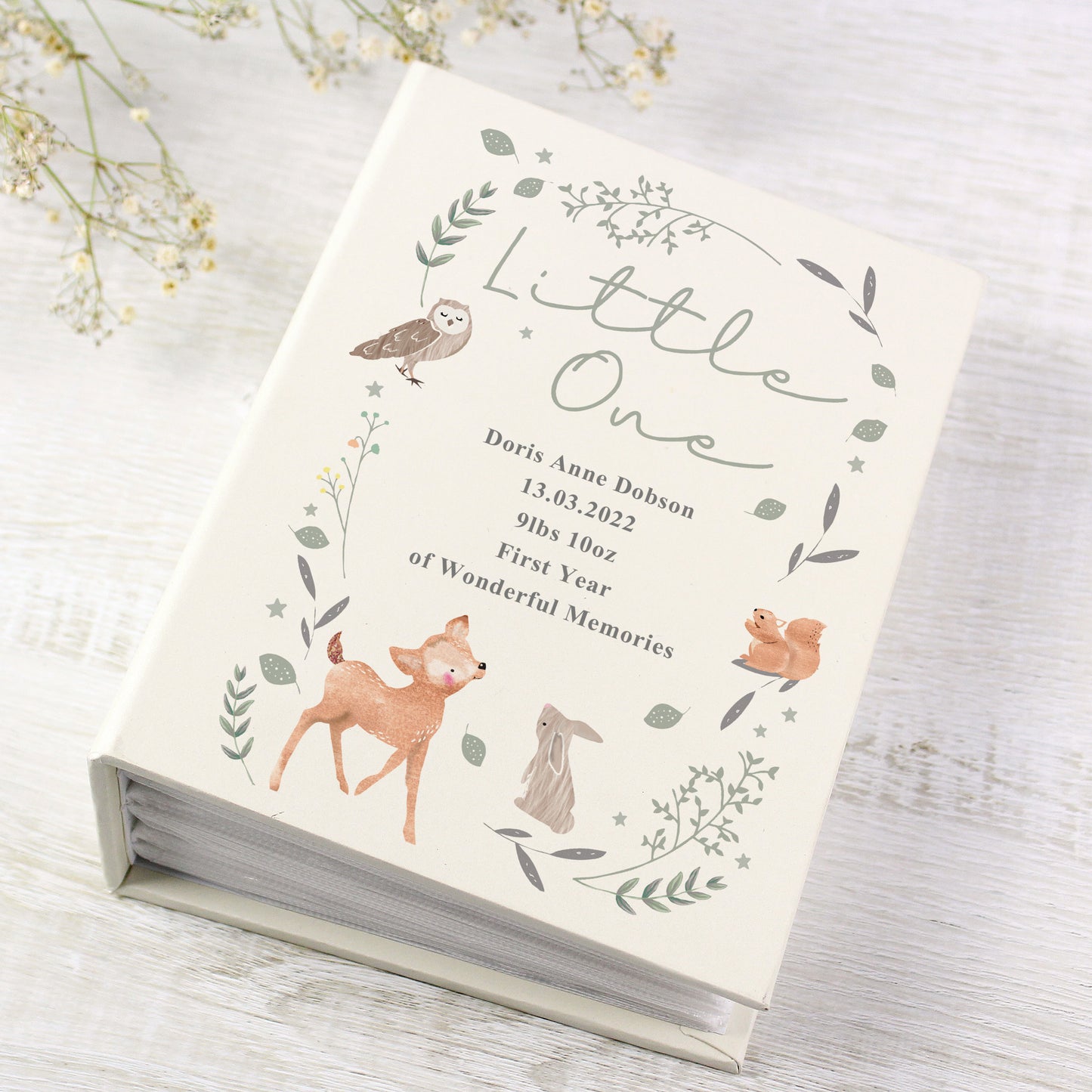 Woodland Animals 6x4 Photo Album with Sleeves