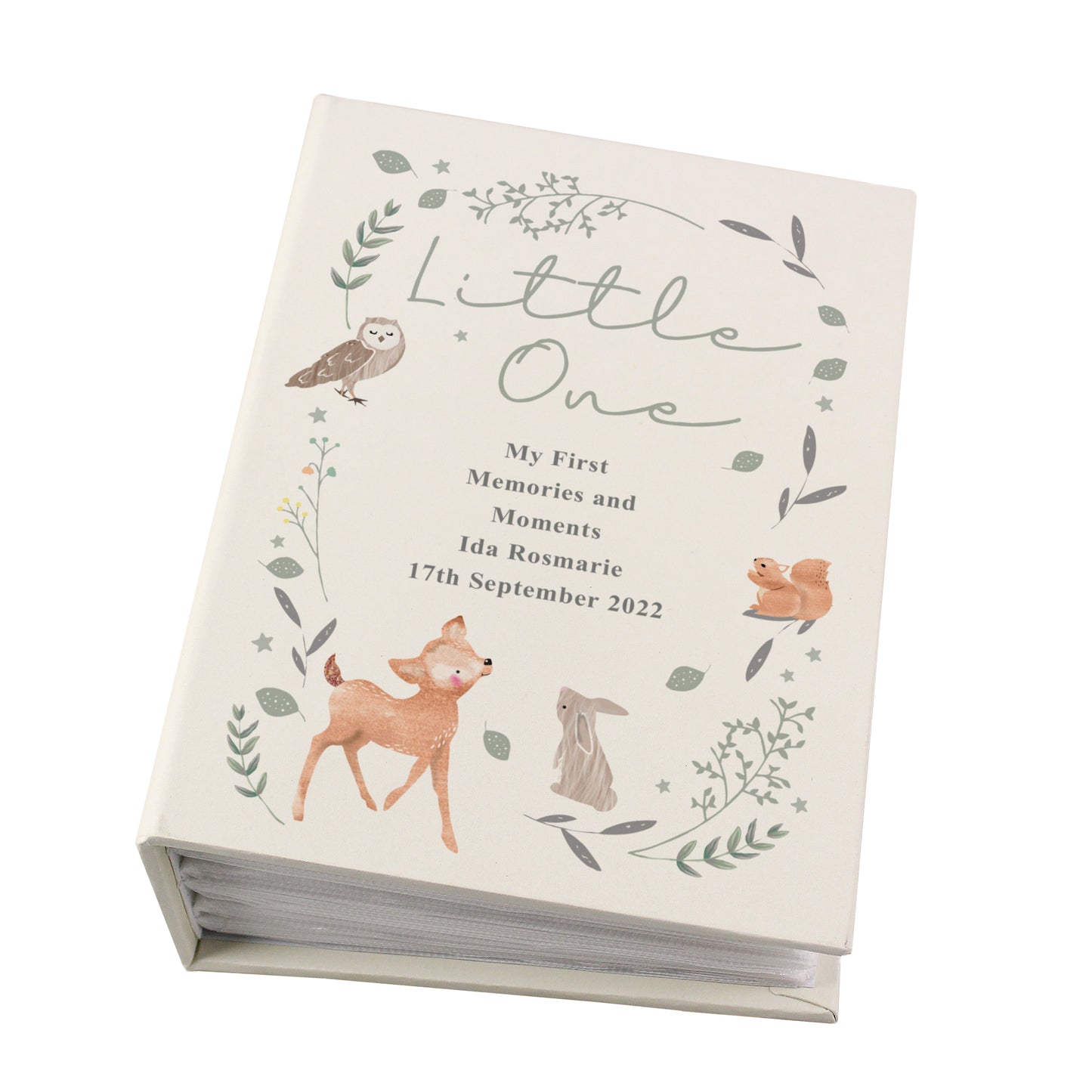 Woodland Animals 6x4 Photo Album with Sleeves