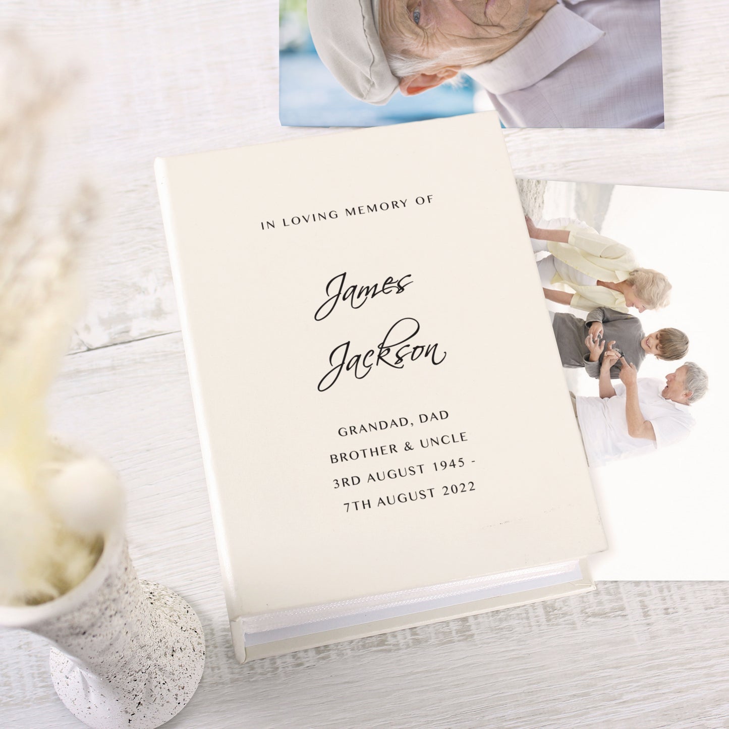 Free Text 6x4 Photo Album with Sleeves