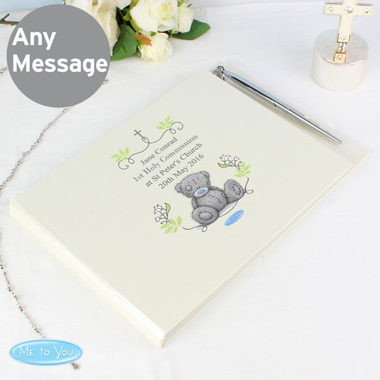 Religious Cross Hardback Guest Book & Pen