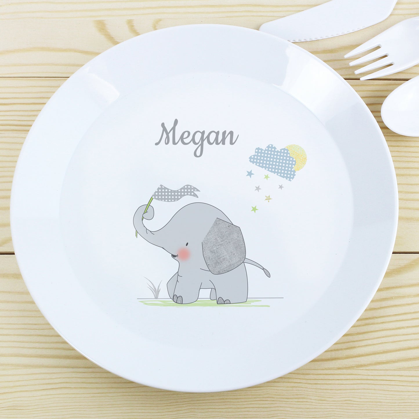 Elephant Plastic Plate