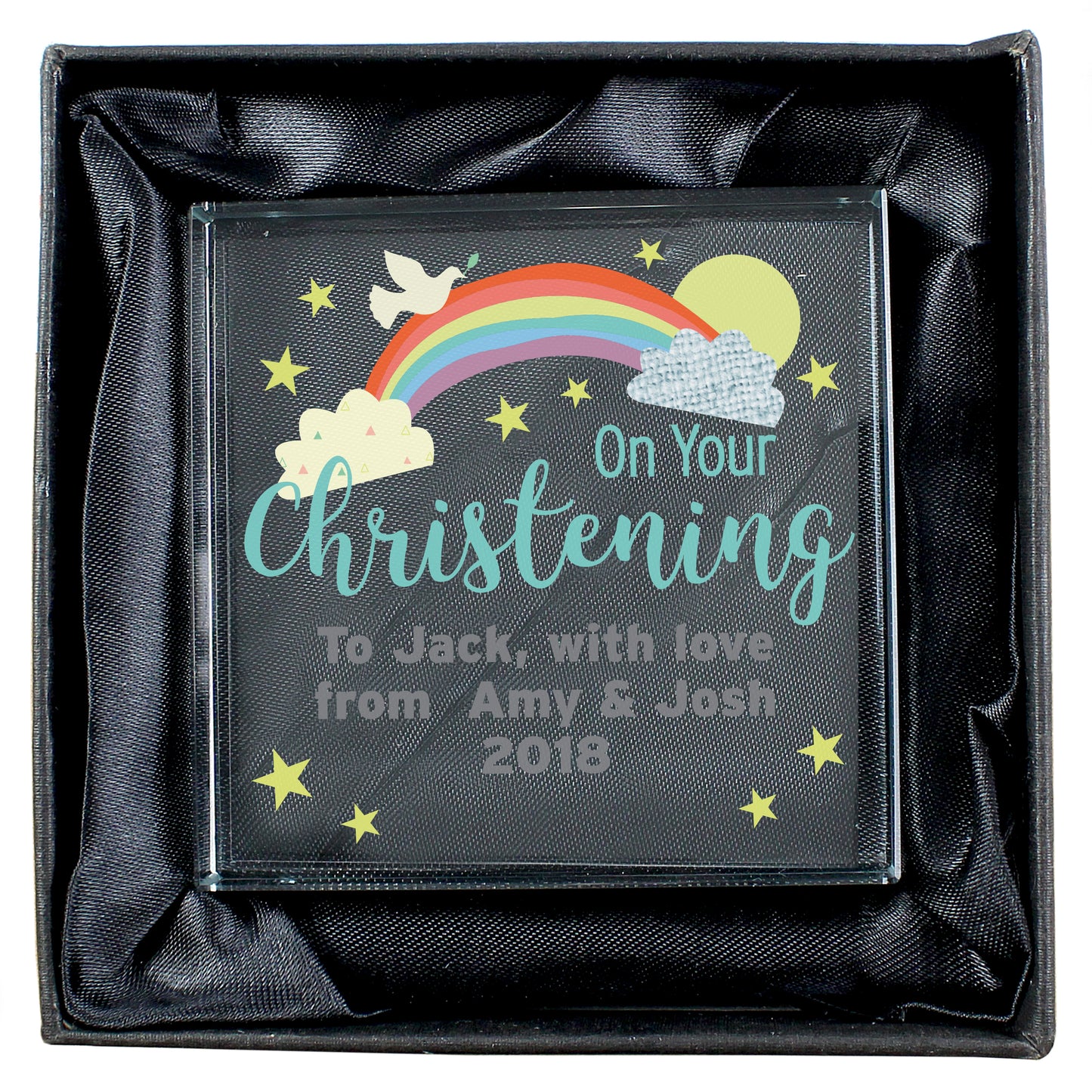 On Your Christening Crystal Token