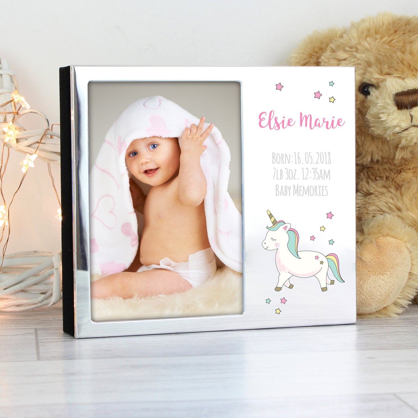 Baby Unicorn 6x4 Photo Frame Album