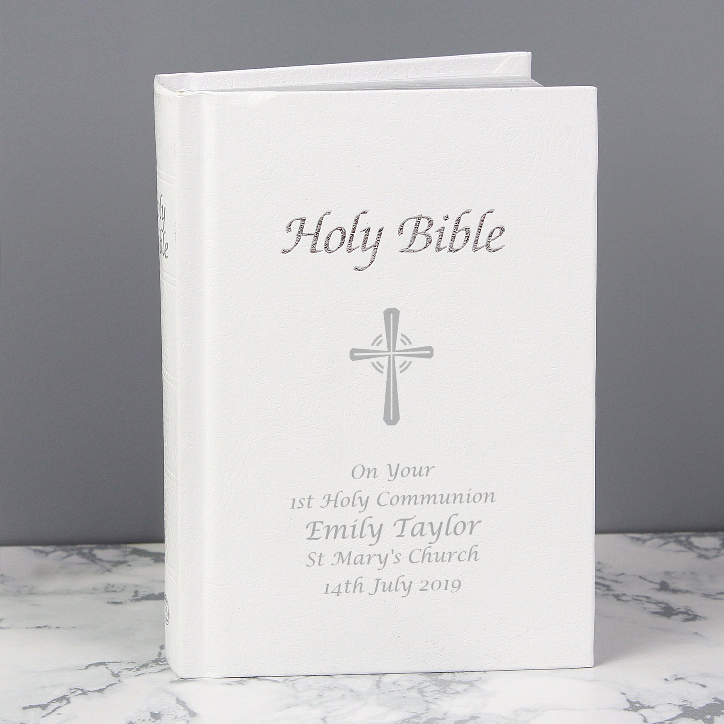 Sliver Cross Bible