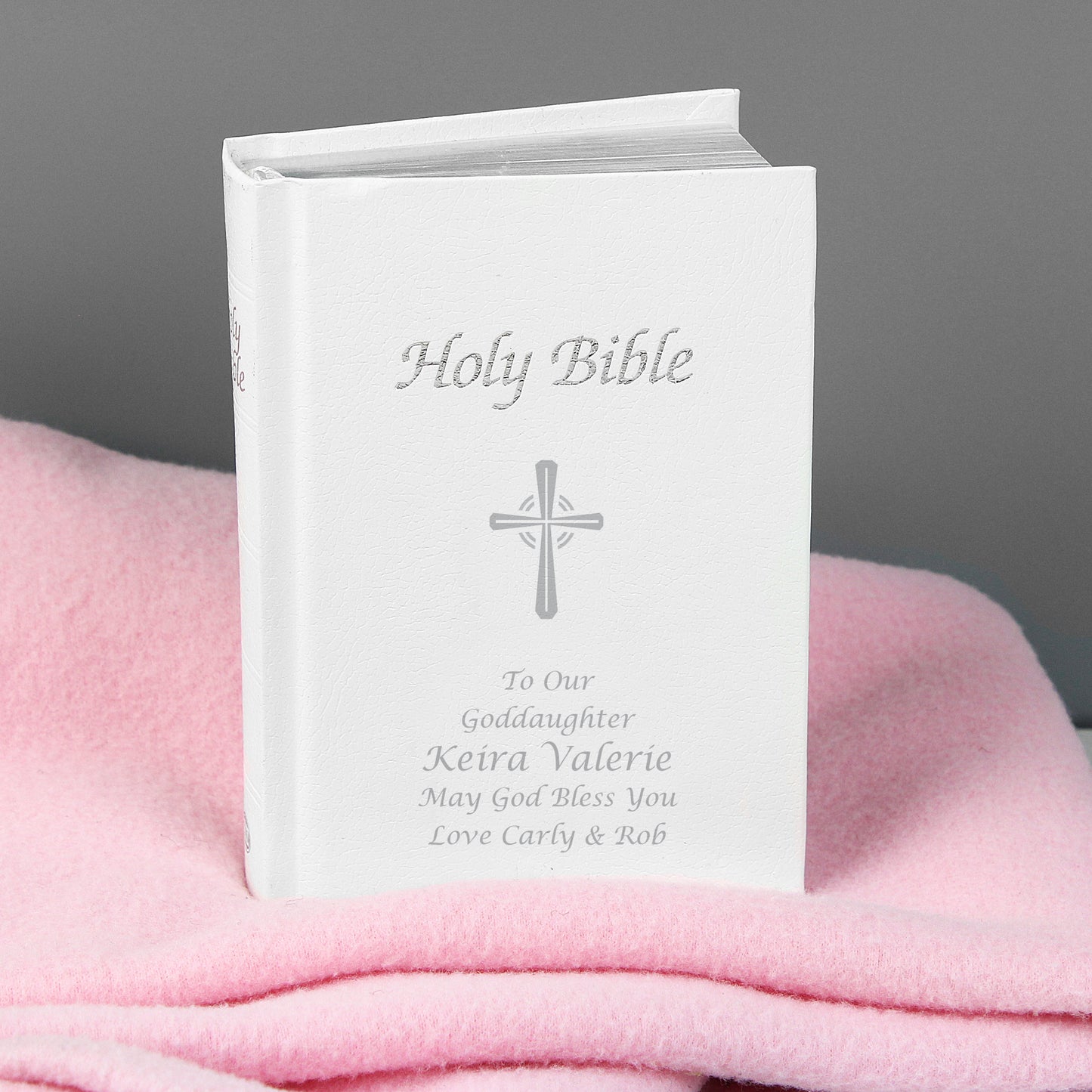 Sliver Cross Bible