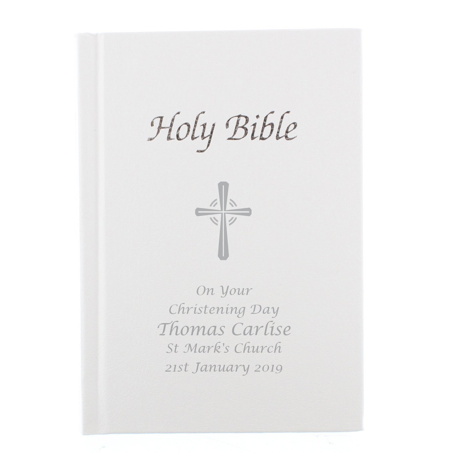 Sliver Cross Bible