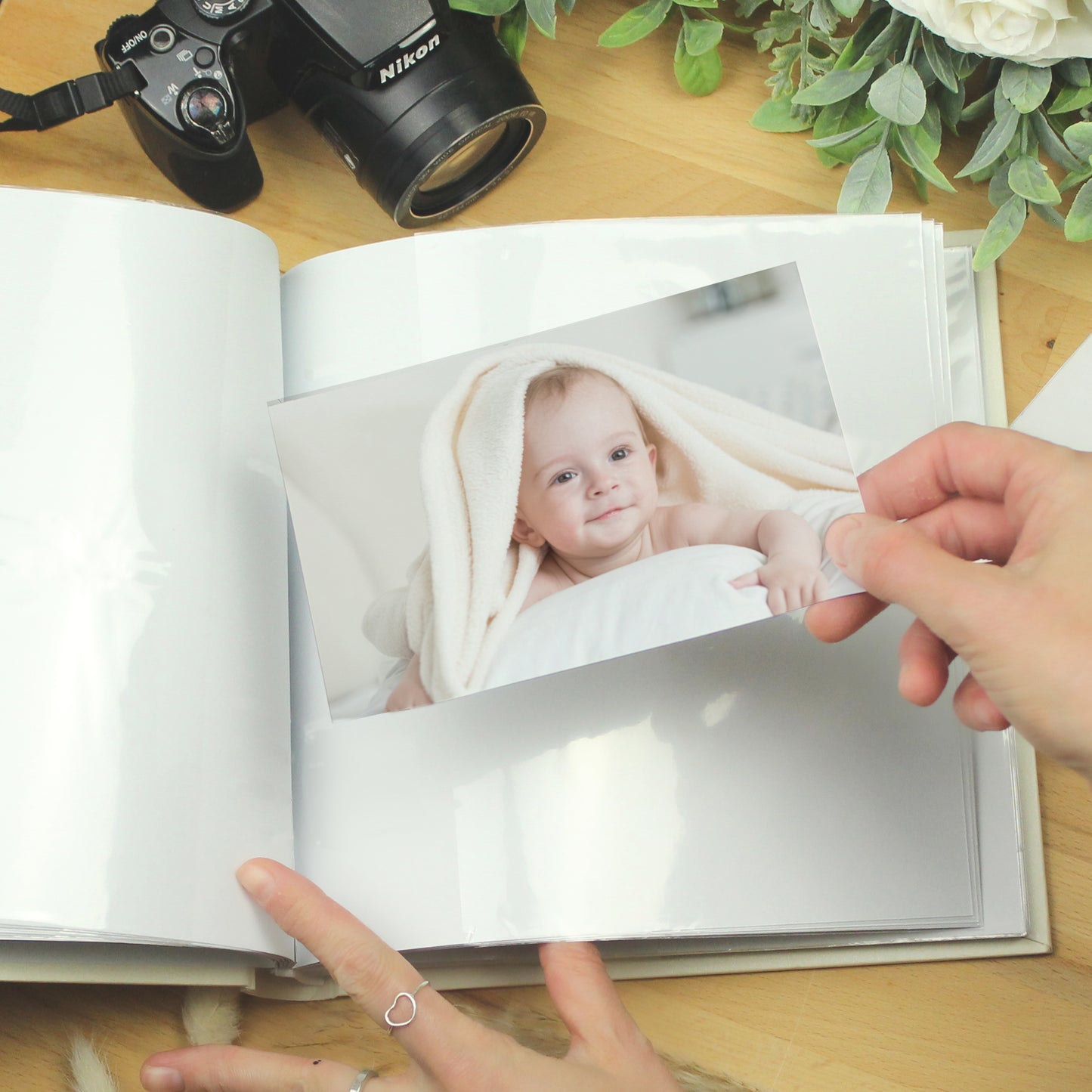 'Truly Blessed' Christening Square Photo Album