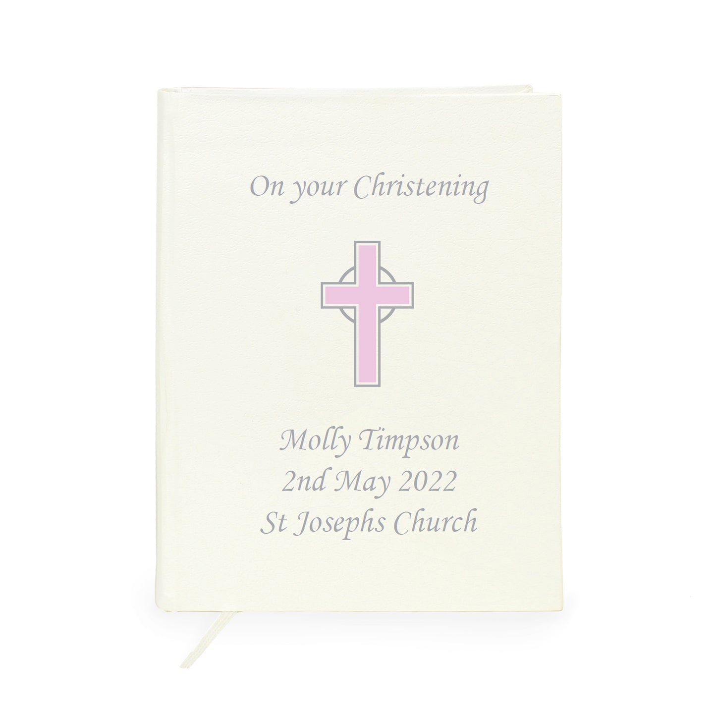 Eco Friendly Pink Cross Bible