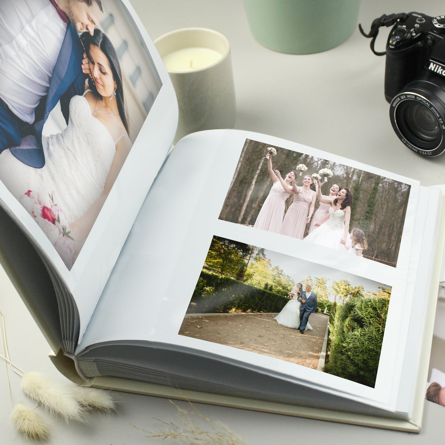 Wedding Square Satin Finish Photo Album